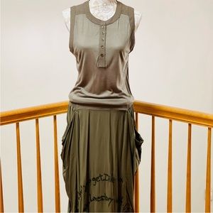 Desigual maxi dress/harem pants